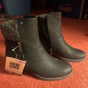Muk Luks Lucy Laylah Black Dress Boots
